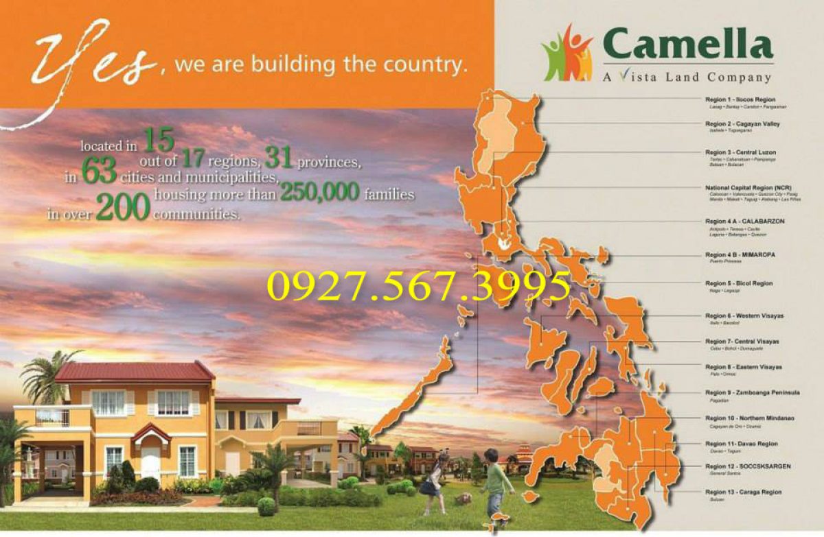  Choose your own Camella Address!!!